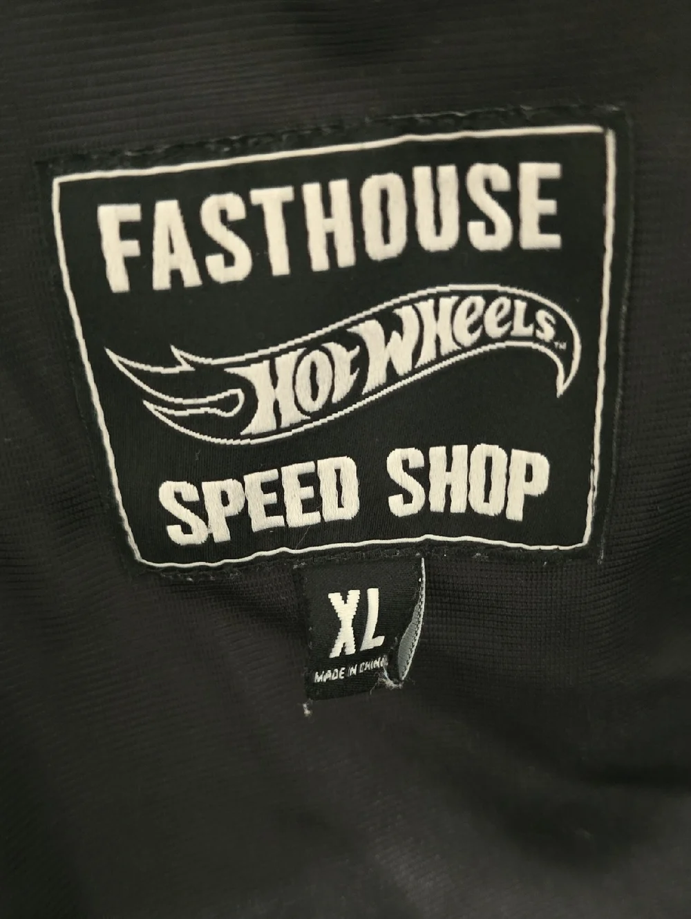Hot Wheels x Fasthouse Black Windbreaker Jacket Xl - Picture 3 of 5